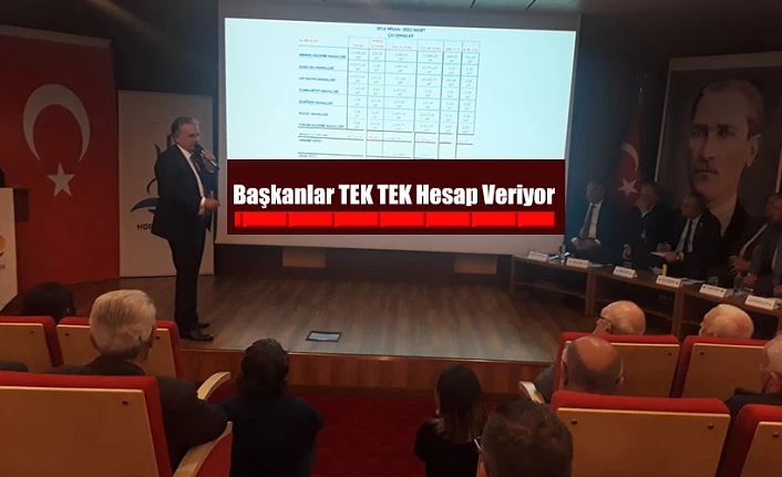 BAŞKAN HESAP VERDİ.