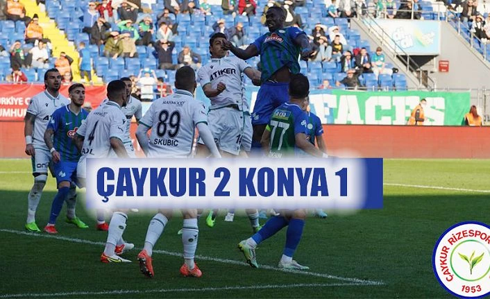 Çaykur Rizespor 2:1 İttifak Holding Konyaspor