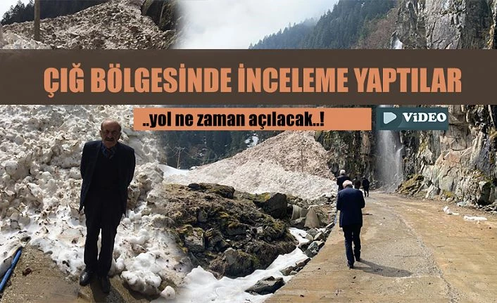 Çığ Yerinde İnceleme