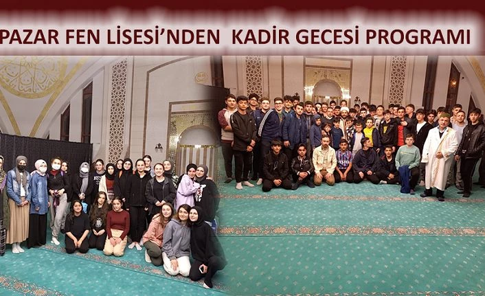 Kadir Gecesini Cami’de değerlendirdiler