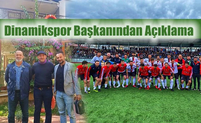 Pazar Dinamikspor Kulübü Başkanı Nail Parlak’tan açıklama