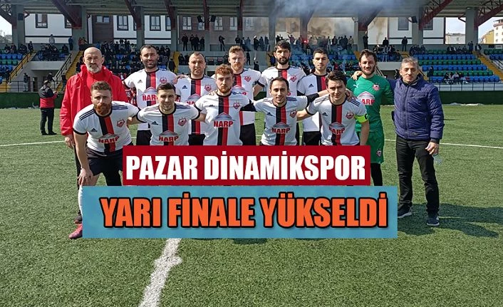 Pazar Dinamikspor Tur Atladı