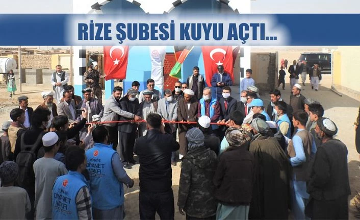 RİZE’DE, “BİR DAMLA HAYAT SU KUYUSU” PROJESİ DEVAM EDİYOR