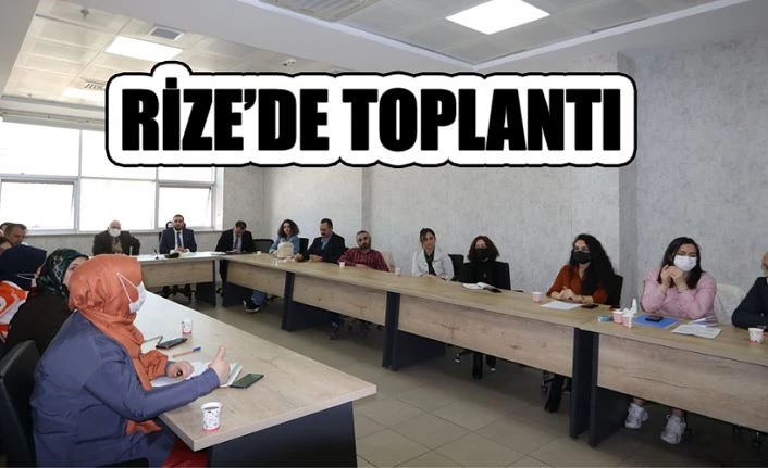 Rize’de, TRSM İl Koordinasyon Kurulu Toplantısı Yapıldı