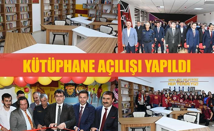 ŞEHİT ÖZEN AKÇAM KÜTÜPHANESİ AÇILDI