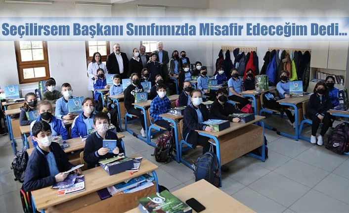 SINIF BAŞKANININ VAADİNİ BELEDİYE BAŞKANI GERÇEKLEŞTİRDİ