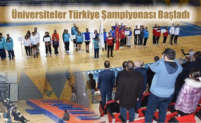 ÜNİLİG SPOR TIRMANIŞ ŞAMPİYONASI BAŞLADI