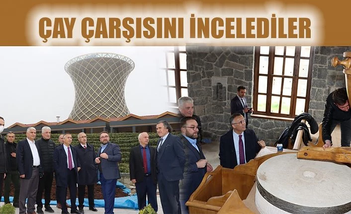 Vali Çeber, Çay Çarşısında İncelemelerde Bulundu