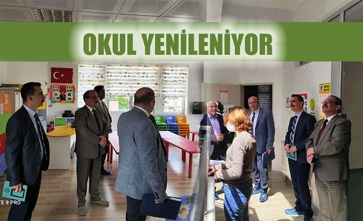 YUNUS EMRE ANAOKULU YENİLENİYOR