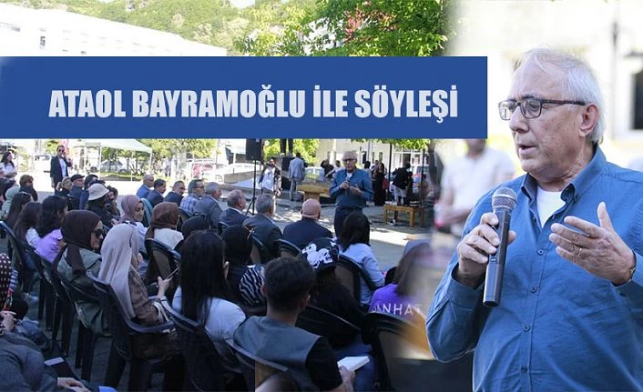 Ataol Behramoğlu söyleşi ve imzası...