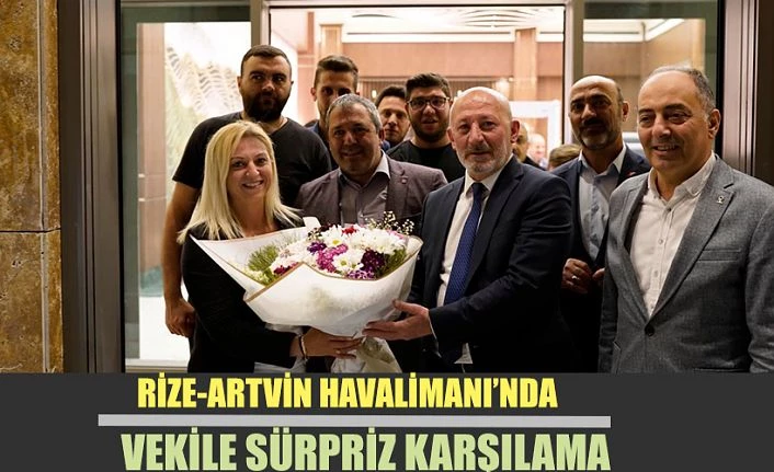 BAŞKAN’DAN VEKİLE SÜRPRİZ KARŞILAMA