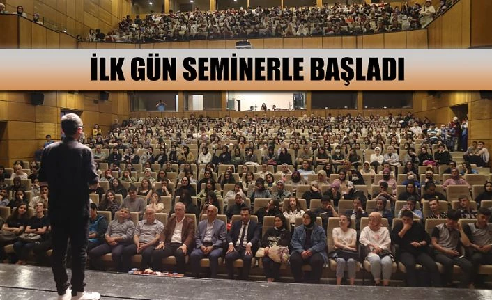 GENÇLİK FESTİVALİ “GRİ KOÇ” SEMİNERİ İLE BAŞLADI…