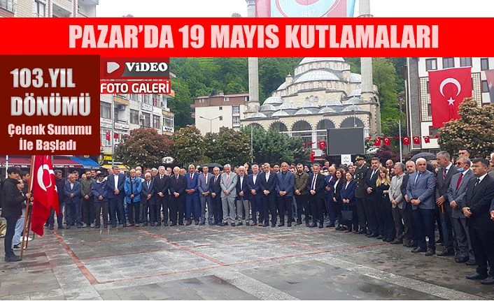 Pazar’da 19 Mayıs kutlaması