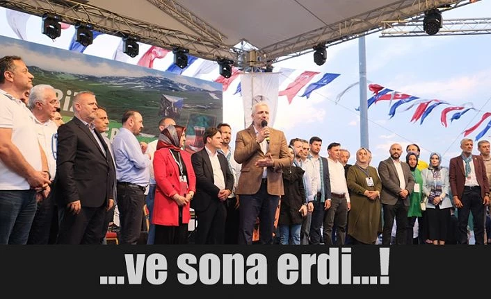 Rize günleri sona erdi