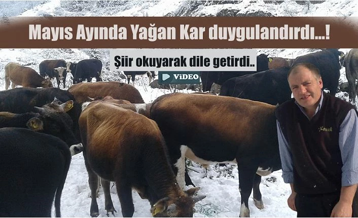 Sabah kalktığında etrafı beyaz örtüyle görünce duygulandı ve…