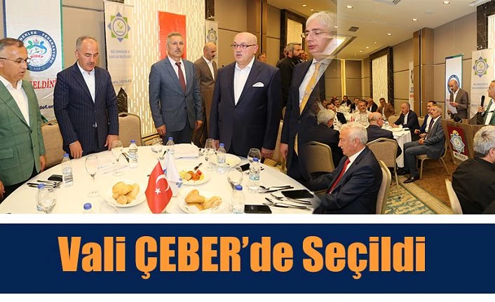 Vali Çeber, RİDEVA Mütevelli Heyeti Üyeliğine Seçildi