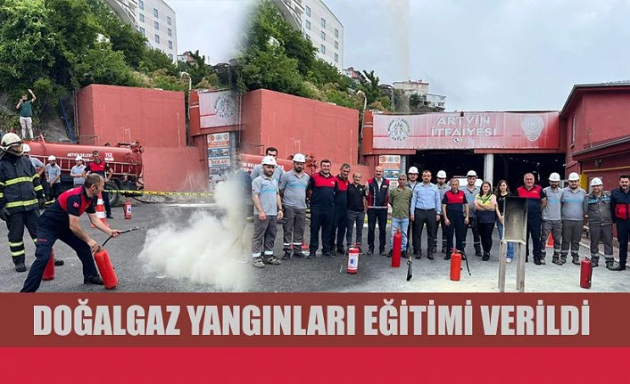 DOĞALGAZ Yangınları ile ilgili eğitim düzenlendi