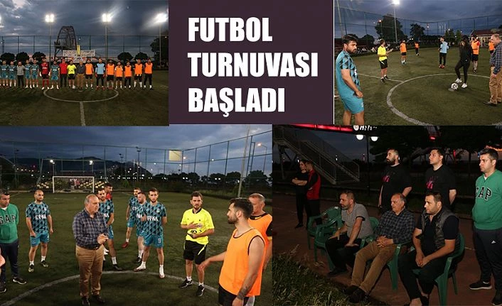 FUTBOL TURNUVASI BAŞLADI