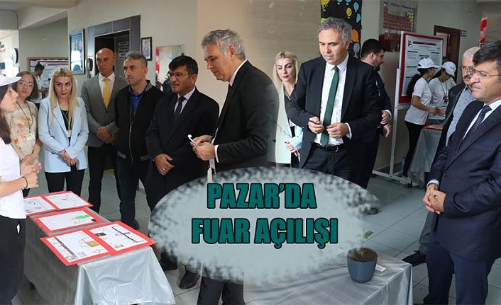 Pazar’da 4006 TÜBİTAK Fuarı açılışı yapıldı.
