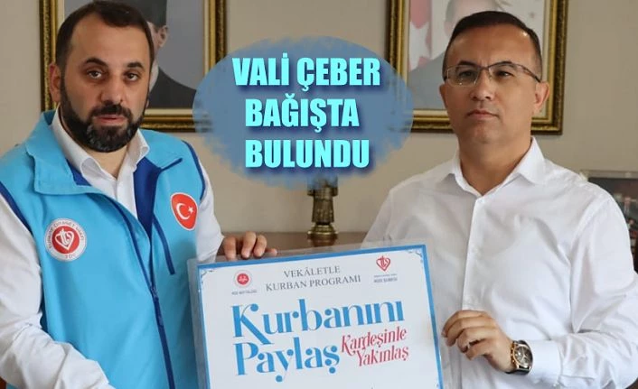 Vali Çeber, Kurbanını TDV
