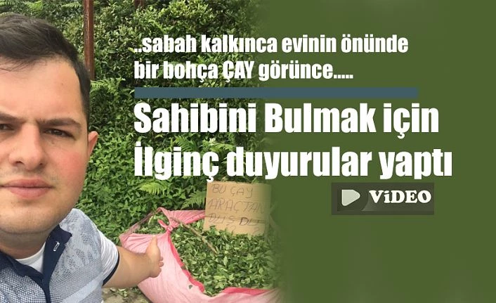 Otomobilden düşen Yaş Çay için duyuru yaptı