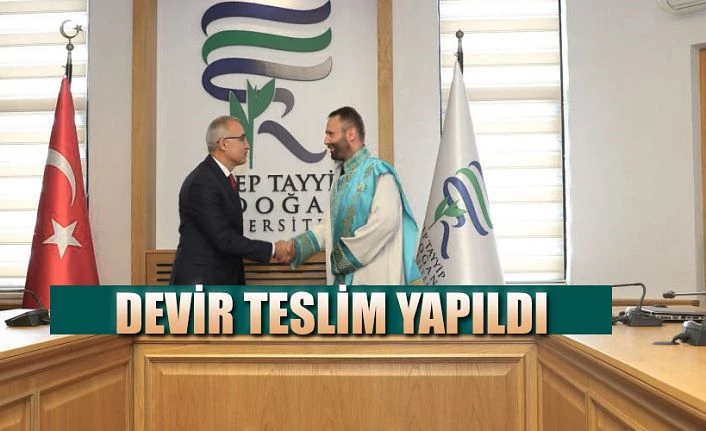 Rektörlük Devir Teslim Töreni Yapıldı