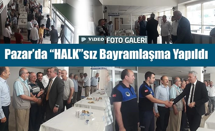 Rize’de Resmi Bayramlaşmaya Halk Katılmadı