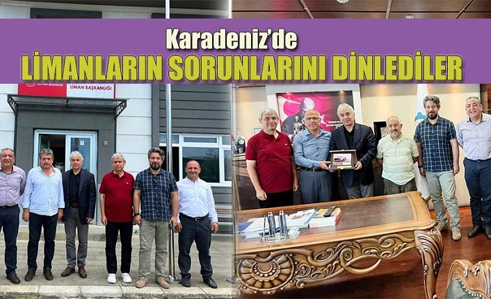 TÜRKLİM YÖNETİMİNDEN KARADENİZ LİMANLARINA ZİYARET