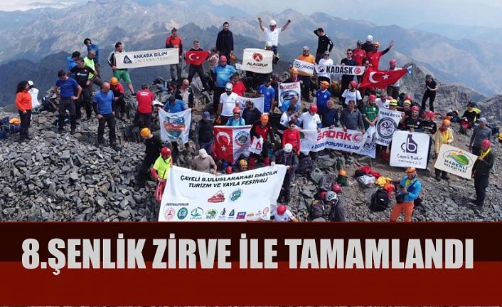 Çayeli 8. Uluslararası Dağcılık Turizm ve Yayla Şenliği Festivali Düzenlendi