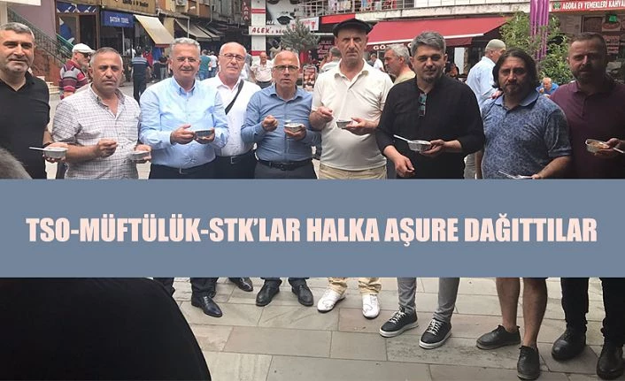 HALKA AŞURE İKRAM EDİLDİ