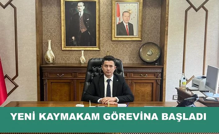 Kaymakam CONTARLI Görevine başladı