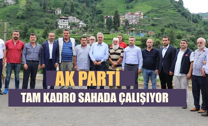 RİZE’DE KÖYLERE ÇIKARMA