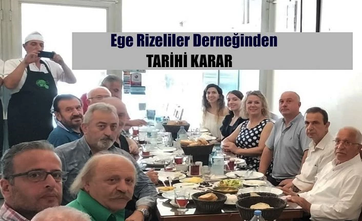 Rizeliler Derneği Federasyon Kararı aldılar