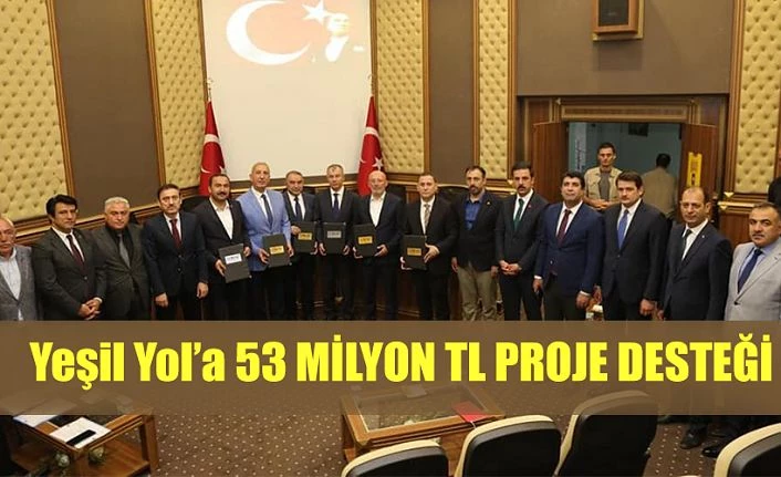 Yeşil Yol Projesi 1. Öncelikli Güzergâh Yol Çalışmaları “ Protokol İmza Töreni Gerçekleştirildi.