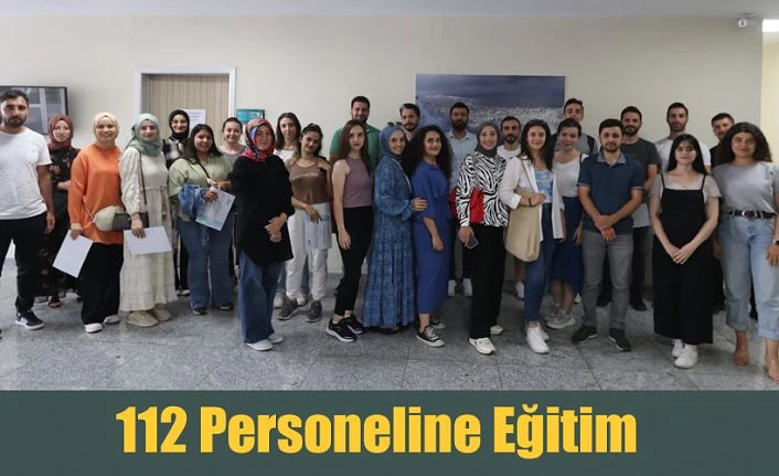 112 personeline “Kadına Yönelik Aile İçi Şiddetle Mücadelede” eğitimi