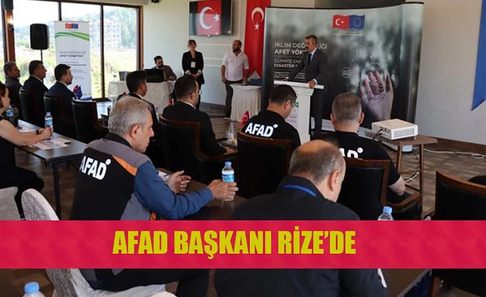 AFAD Başkanı Vali Yunus Sezer çeşitli ziyaretler ve programlara katılmak üzere Rize’ye geldi.