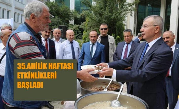 "AHİLİK HAFTASI" KUTLANIYOR