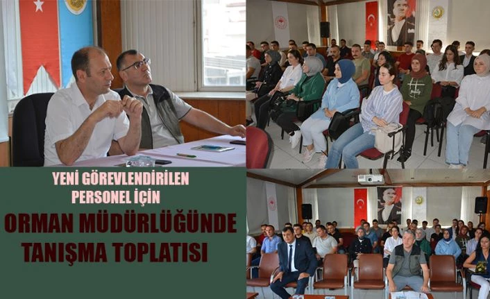 Bölge Müdürlüğünde tanışma toplantısı düzenlendi.