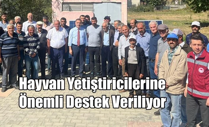 HAYVAN YETİŞTİRİCİLERİNE DESTEK