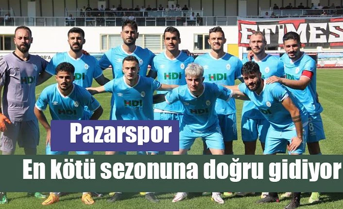 Pazarspor 3 Puanı 5.haftada da göremedi