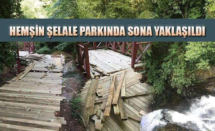 Şelalede sona yaklaşıldı