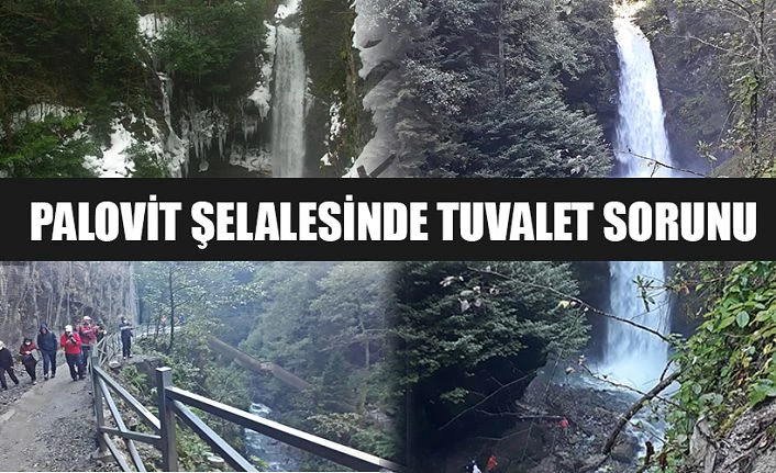 Şelalede Tuvalet sorunu var