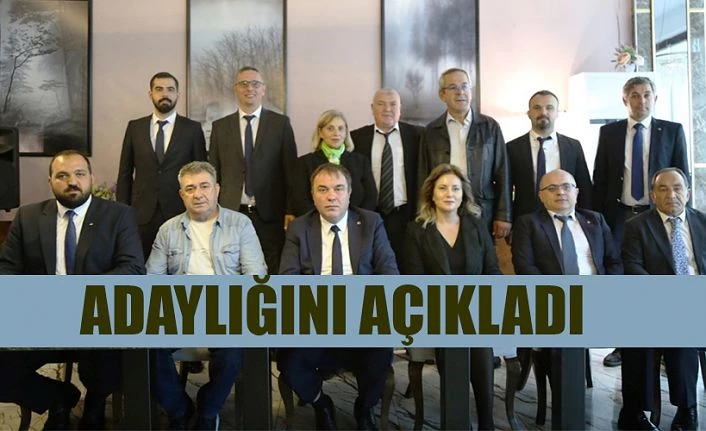 YENİDEN ADAYLIĞINI AÇIKLADI