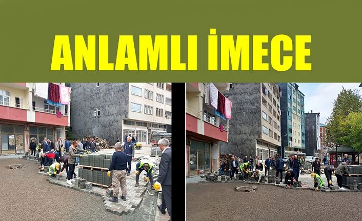 ANLAMLI BİR İMECE