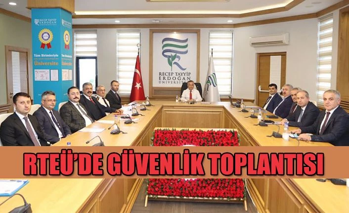 Güvenlik Toplantısı Yapıldı