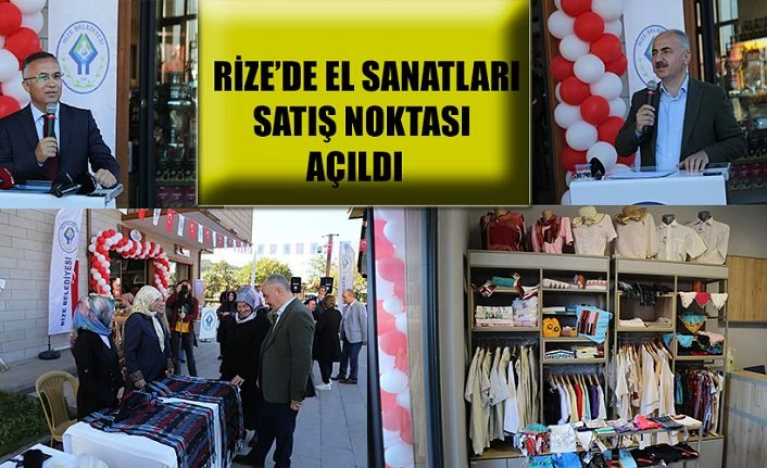 KADIN KOOPERATİFLERİ EL SANATLARI SATIŞ NOKTASI AÇILDI