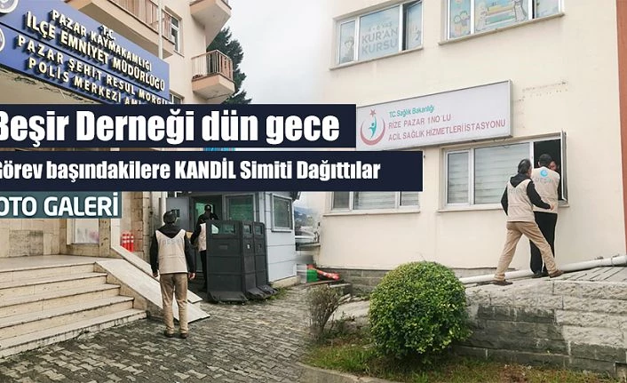 Kandil Simidi Dağıttılar