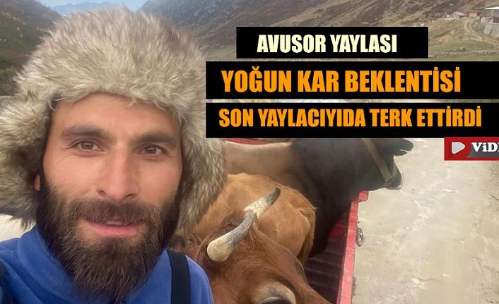 Kar beklentisi son yaylacı ya da göç ettirdi