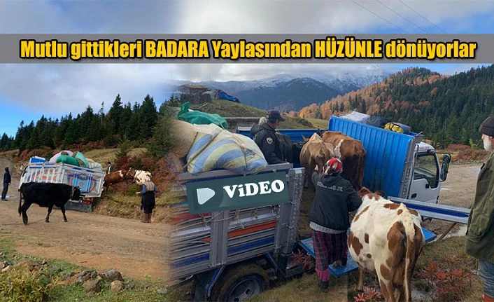 Mutlu gittiler, hüzünle döndüler