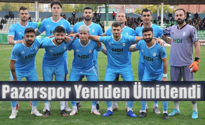 Pazarspor ’da Umutlar yeşerdi